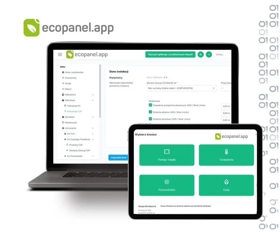 System CRM dla branzy OZE - EcoPanel
